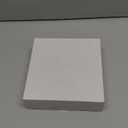 Vinyl Siding Light Mounting Block with Built-in Electrical Box, 8141 Vinyl Electrical Mounting Block for Outdoor Light, Ideal for 1/2" Lap Siding  White(2 Pack) (Small)