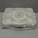 Divided Serving Tray for Candy, Condiment, Fruits and Nuts - Dishwasher Safe Snackle Box Container with Lid - Portable Charcuterie Board for Parties, Picnics, Travel and On-the-Go Snacking (8 Cups)