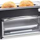 Hamilton Beach 2-in-1 Countertop Toaster Oven & Long Slot 2 Slice Toaster, Compact Retro Design,