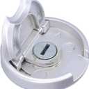 Keenso Fuel Gas Tank Cap,Stainless Steel GY6 Fuel Cap with Key Locking Fuel Tank Cap Replacement for RUCKUS,ROKETA,KAZUMA