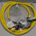 10FT NEMA 10-30P to 14-50R EV Charger Cord, ZDHQLHJ 30 Amp Dryer 10-30 Male Plug to 50 Amp EV 14-50 Female Receptacle for Level 2 Charging, 4 Prong to 3 Prong Power Extension Cord with Handle