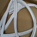 Upgraded W11396037 Refrigerator Door Gasket Compatible with Whirlpool Refrigerator Door Seal W10162893 W10163896 W10165979 Kenmore Fridge Door Gasket KitchenAid Maytag Fridge Door Gasket Seal White