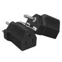 3 PCS NEMA 6-15P to 5-15R Power Adapter | Compact lightweight body, secure grounded contact, pure copper wiring, durable housing