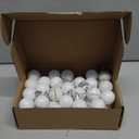 Sumind 48 Pieces Christmas Mini Balls Ornaments 1.2 Inch Miniature Glitter Balls Xmas Tree Small Hanging Decorations Pendants for Holiday Party Wedding Home DIY Craft Decor(Classic Style,White)