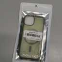 SUPFINE Magnetic for iPhone 15 Case (Compatible with MagSafe) (Military Grade Drop Protection) Slim Translucent Matte Shockproof with Anti-Fingerprint Phone Case, Cangling Green