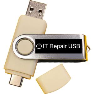 Computer IT Repair Bootable USB Flash Drive  Antivirus, Data Recovery & Password Reset Toolkit for Windows PCs  Fix Boot Issues, Restore, Clean & Maintain System Health (Regular)