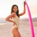 Dance Leotards for Women Basic Soild Tank Ballet Dancewear Scoop Neck Bodysuit for Adult (X-Small, Flesh)