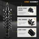 Rear Complete Strut Assembly Shock Absorber Fit for Honda CR-V CRV 2002 2003 2004 2005 2006 L4 2.4L Sport Utility, Replace 171380L, 171380R with Coil Spring, 2PCS