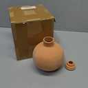 Ollas Pot Plant Watering Globes with Top Storage Pool and Lid Clay Watering Pot with lid Terracotta Watering Pot 6-inch Large Simple Irrigation Peripheral Water System Indoor Outdoor Self Watering