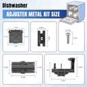 WDTA50SAHZ0 Upper Rack Parts W10712395 by AMI PARTS, Dishwasher Top Rack Fit for Ken-more Kitchen-aid Whirl-pool Dishwasher, Replace W10350375 AP5957560 WDT750SAHZ0 WDT970SAHZ0 WDT730PAHZ0