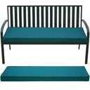 AONETOZ Outdoor Bench Cushion,Olefin Bench Cushions for Outdoor Furniture with Removable Cover,Rain-Proof and Fade Resistant Patio Bench Cushions for Garden Settee Porch Pads with Ties,59 x 18 Inch