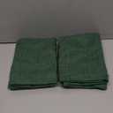 Kevin Textile Pack of 2 Outdoor Waterproof Pillow Covers Checkered Decorative Cushions Sham Throw Pillowcases Shell for Patio Tent Garden Couch Bed Sofa 16x16 Inch Dark Green