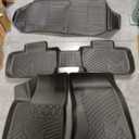 TPE Automotive Floor Mats & Cargo Liner for 2011-2023 Dodge Charger & Chrysler 300 (RWD) Rear-Wheel Drive ONLY, All Weather Cover Protection Waterproof Black Floor Liner Front & Rear Row Full Set