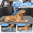 Btefd Truck Back Seat Extender for Dogs - Hard Bottom Thick Egg Crate Foam Fuzzy Blanket Mat Pet Car Seat Covers, Sturdy Backseat Trucks Dog Bed for Travel, Size: XL - for Full Size Crew Cab Truck / Full Size