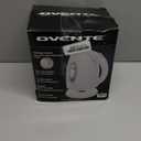 OVENTE Electric Kettle, 1.7L Fast Boiling Water Heater for Coffee or Tea, BPA Free with Water Level Gauge, Auto Shut-Off, Boil-Dry Protection, Indicator Light and Removable Filter, White KP72W