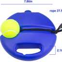 Tennis Rebound Ball & Trainer Kit with 4 Balls & 4 Elastic Ropes for Beginners, Kids & Adults