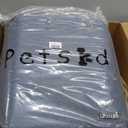 Petskd 2 in 1 Double Cat Car Travel Carrier with Litter Box, 38"x17"x18" Portable Dual Extra Large Cat Carrier for Multiple Cats with Zipper Locks for Moving Across The Country