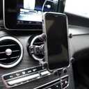 X-Rnio Car Phone Holder Mount for Circular Vent Compatible with Mercedes Benz GLC, C-Class, E-Class,B-Class,A-Class, GLC/GLB/GLA-Class 2016-2023, Mercedes Benz Accessories