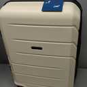 Hoteel Luggage Sets 3 Piece, PC+ABS Hard Shell Expandable Suitcases with Wheels, TSA Approved Lock and Carry on Bags, Travel Suit Case Set for Men and Women, (3-Piece, Beige) (3-Piece(20/DB/TB))