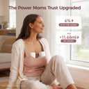 Momcozy Breast Pump S12 Pro Quick, Hands-Free Wearable & Wireless Pump, with DoubleFit Hybrid Flange, 3 Modes & 9 Levels Electric Pump Portable, Smart Display, 24mm Flange, 2 Count, Cozy White
