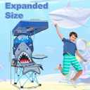 KABOER Kids Shark Pattern Outdoor Folding Camping Chair