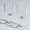 Flower Vintage Wine Glassware - Set of 1 Colorful Cocktail, Martini & Champagne Glasses, Prosecco, Mimosa Glasses Set, Cocktail Glass Set, Bar Glassware Luster Glasses 7" X 3" (Clear)