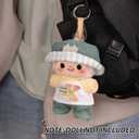 2 x Clothes for Doll  Casual Youth Outfit for 17cm Dolls, Green Hat, White & Yellow Letter K Shirt & Green Pants  Doll Accessories Only