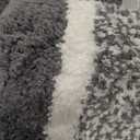 Pauwer Bathroom Rugs Set 3 Piece Non Slip Washable, Plush Absorbent Microfiber Bath Mat Shower Rug Runner Quick Dry, Super Soft U Shaped Toilet Mats Floor Carpet, Dark Grey, 18"x26"+18"x48"+u Shape 20"x24"