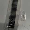 Milanese Loop Metal Strap for Garmin Venu 3 4 2/Forerunner 965 955 265 255 Watch Band,22mm Quick Release Magnetic Mesh Band for Samsung Galaxy Watch 3 45mm/Watch 46mm/Gear S3 Frontier/Classic (Black)