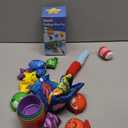 Montessori Toys for 1 Year Old Boy Girl Birthday Gift, 17 in 1 Cloth Fishing Game with Stacking Cups, Color Sorting, Shape Matching, Early Learning, Toddler Toys Gifts for 1 2 Years Old Boy Girl