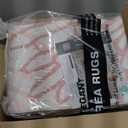 WITSHOCK Pink Rugs 5x7 for Bedroom Girls,Floral Modern Distress Print Pattern Carpet for Living Room Dining Room,Stain Resistant Anti Slip Backing Rugs for Kids Room Nursery Playroom,Light Pink