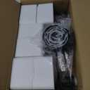 3-Light Bathroom Light Fixtures, 17.23" Black Modern Vanity Lights with Clear Glass Shade, Bathroom Wall Lamp for Mirror Kitchen Living Room Hallway Cabinet Porch