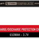 Coast ZX320 ZITHION-X Li-Ion Rechargeable Battery for The HP3R LED Flashlight, Black *Compatible with USB-C Version of HP3R ONLY*