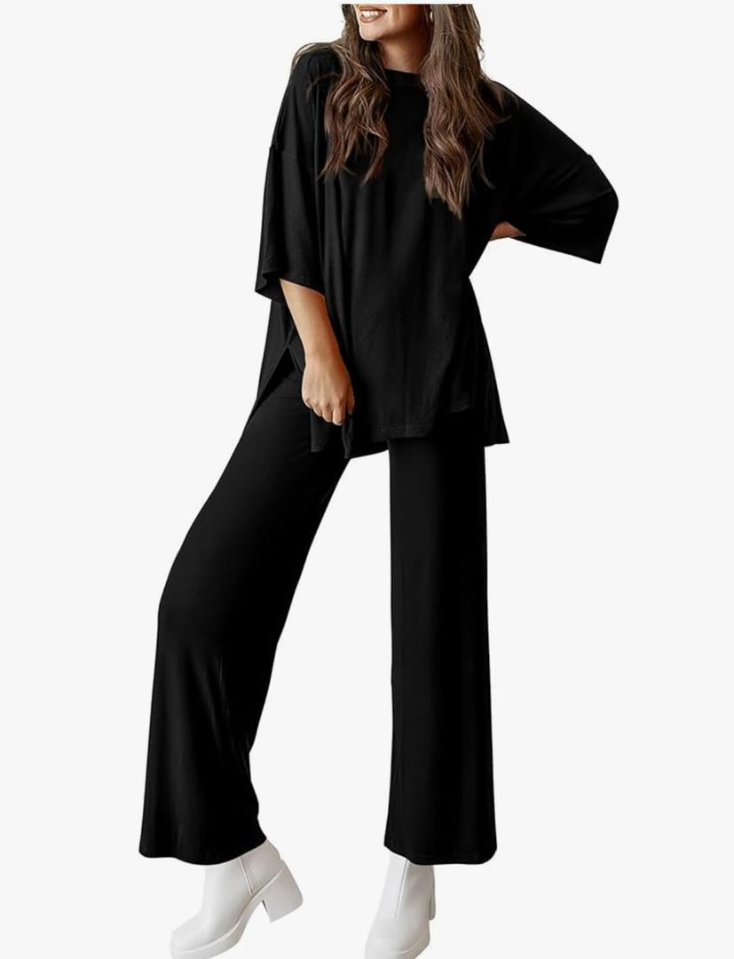 PRETTYGARDEN Two Piece Sets For Women Summer Fashion Lounge Matching Set 2025 Travel Vacation Airport Outfits Clothing L