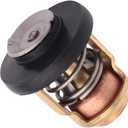 6E5-12411-00 6E5124110 2PCS Thermostat Fits for Yamaha 2 stroke 3-250HP 40 50 60 70 90 115 130 150 200 225 2-Stroke