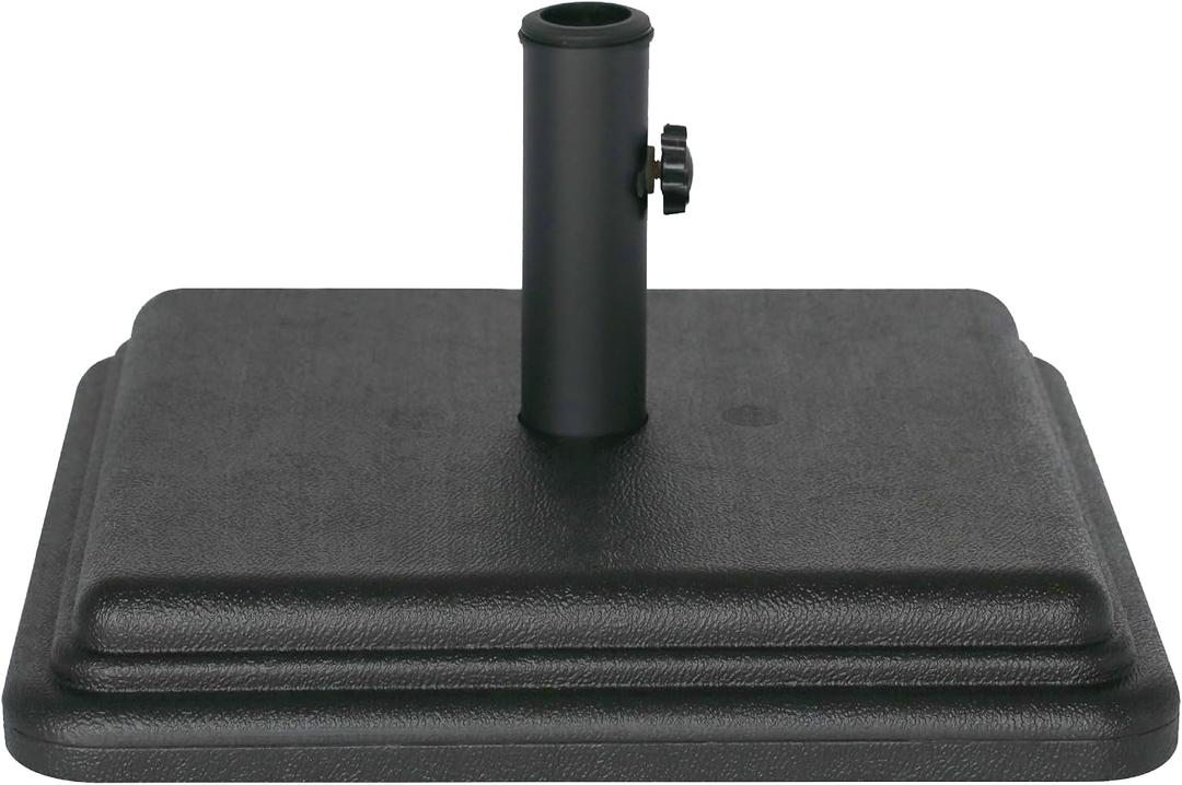 US Weight 40 Pound Umbrella Base - Weighted Umbrella base For Use With Patio Table Heavy Duty Base- Made in the USA