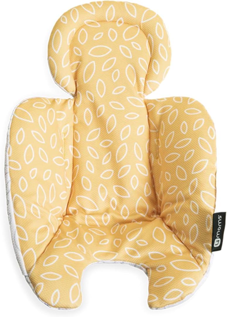 4moms RockaRoo and MamaRoo Infant Insert, Machine Washable, Cool Mesh Fabric, Reversible Design, Yellow