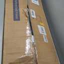 OLEVS Queen Bed Frame with Headboard Metal Platform Bed Queen Size with USB Charging Station and LED Lights, No Box Spring Needed