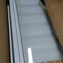 Hakuna Pets White Glass Patio Pet Door for Sliding Doors, Medium | Adjustable Height up to 83.5, Damage-Free or Permanent Install, Locking Panel Included