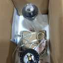 Bedside Table Lamp with Marble Base: Pull Chain Switch 3-Way Dimmable | Linen Fabric Shade & Golden Pole Small Nightstand Lamps 18.5 Inches for Bedrooms, Office, Dinning Room, Set of 2