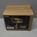 400 Plastic Silverware Set - Silver Cutlery Set - Disposable Flatware Set - 200 Forks - 100 Spoons - 100 Knives - Heavy Duty - Party Bulk