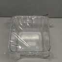 Rubbermaid Commercial Products Space Saving Square Food Storage Container 6 Quart Clear for Kitchen/Sous Vide/Meal Prep