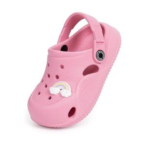Zoolar Toddler Cute Garden Clogs Boys Girls Slip On Shoes Summer Lightweight Outdoor Slides Sandals Infant Children Beach Pool Shoes (Toddler/Little Kids) 24