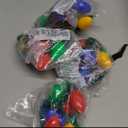 Windy City Novelties 4 Pack LED Light Up Christmas Bulb Necklace with 6 Dynamic Light Modes  Flashing Holiday Accessory for Parties, Parades & Festive Events