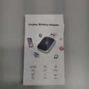 Mini Wireless Carplay Adapter for iPhone - Carplay Wireless Adapter Car Play Dongle, Wired to Wireless, Compatible with iPhone iOS 10+, Silver