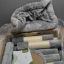 Globlazer Cat Tree Tower with Scratching Post for Indoor Cats, 53inch Tall Plush Multi-Level Cat Climbing Tower Condo House with Large Hammock, Spacious Cat Cave, Padded Top Perch Bed, F53, Light Gray