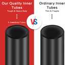 Heavy Duty Bike Tubes 2PCS 16"/ 20"/ 24"/ 26"/27.5" x1.75/1.9/2.0/2.1/2.125 Schrader Valve Bicycle Inner Tubes