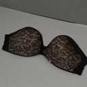 DotVol Women Hand Shape Custom Lift Invisible Wirefree Anti-Slip Strapless Push Up Bra (32B, Wing Black)