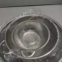 3-Piece Stainless Steel Mesh Micro-Perforated Strainer Colander Set (1-Quart, 2.5-Quart and 4.5-Quart)