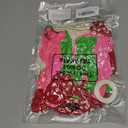 Skylety 60 Pcs Strawberry Balloons Berry Sweet One Birthday Decorations with Polka Dots & 2 Ribbons for Strawberry Theme 1st Birthday, Baby Shower, Summer Fruit Party Supplies for Girls